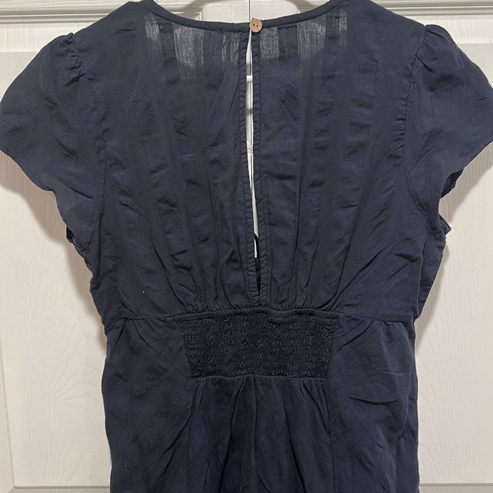 Free People Natalya Black Solid Midi Dress - Picture 8 of 9